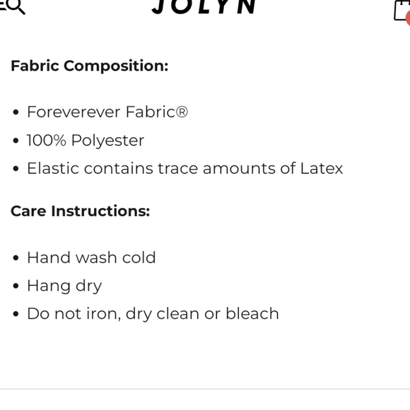 JOLYN The Mara Sports Bra or Bikini top size small - Picture 13 of 13